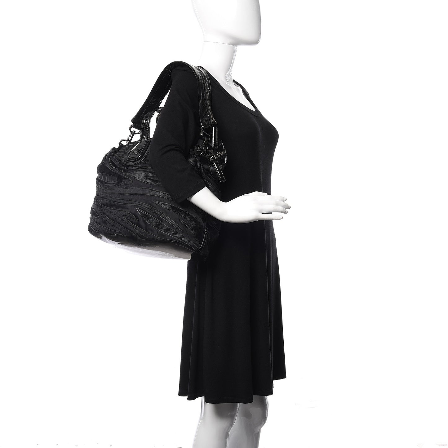 Calf Hair Medium Nightingale Black