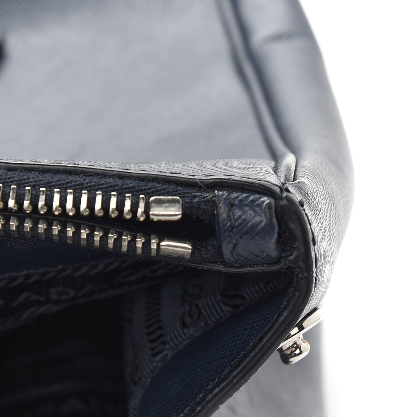 Saffiano Lux Large Galleria Double Zip Tote Baltico