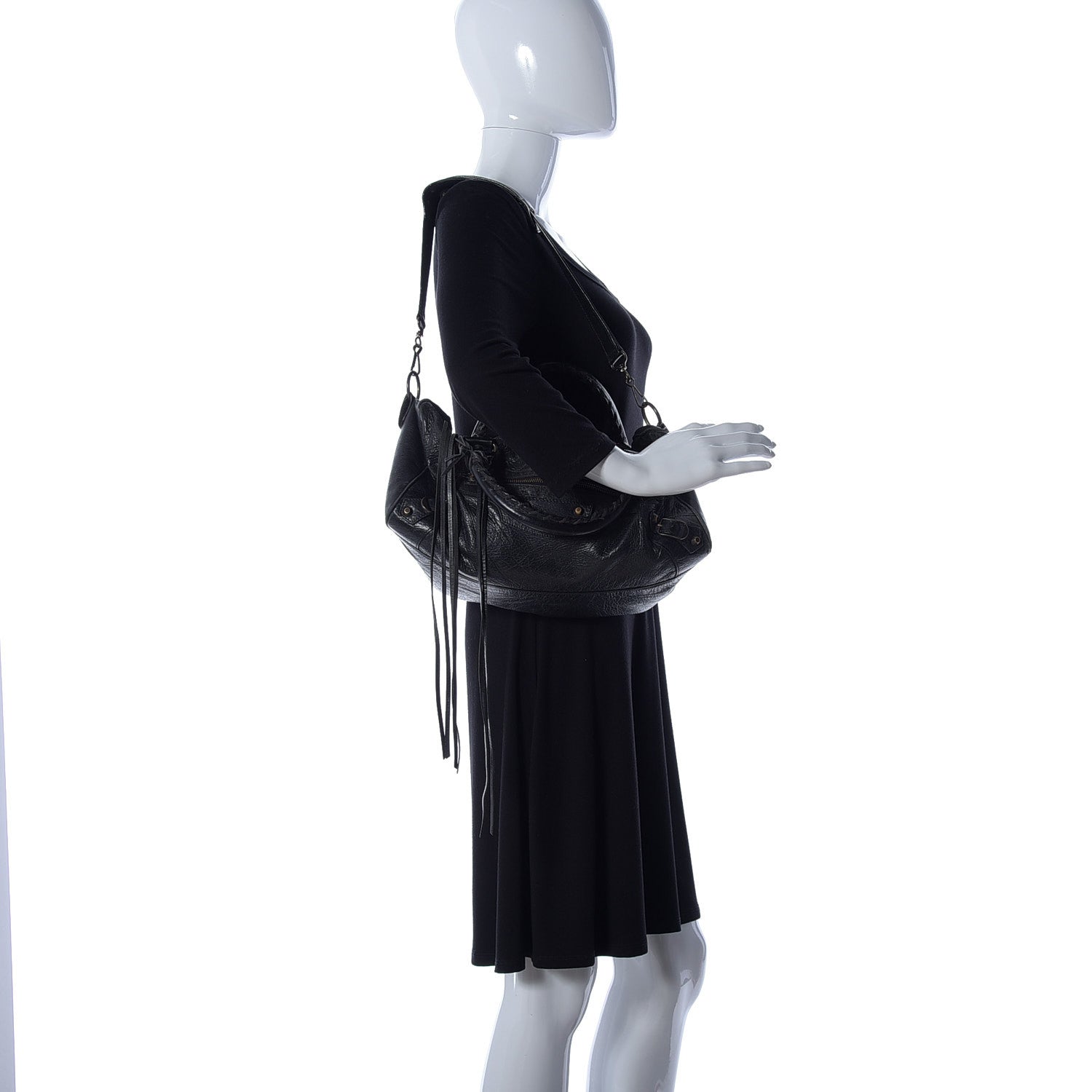 Balenciaga Agneau Classic Hardware Twiggy Black 2 of 10