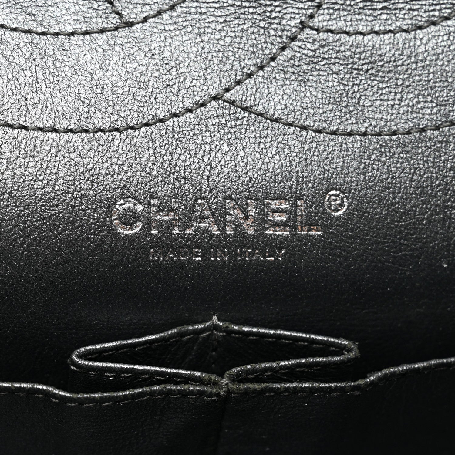 Chanel Metallic Aged Calfskin Quilted 2.55 Reissue 226 Flap Silver 7 of 13