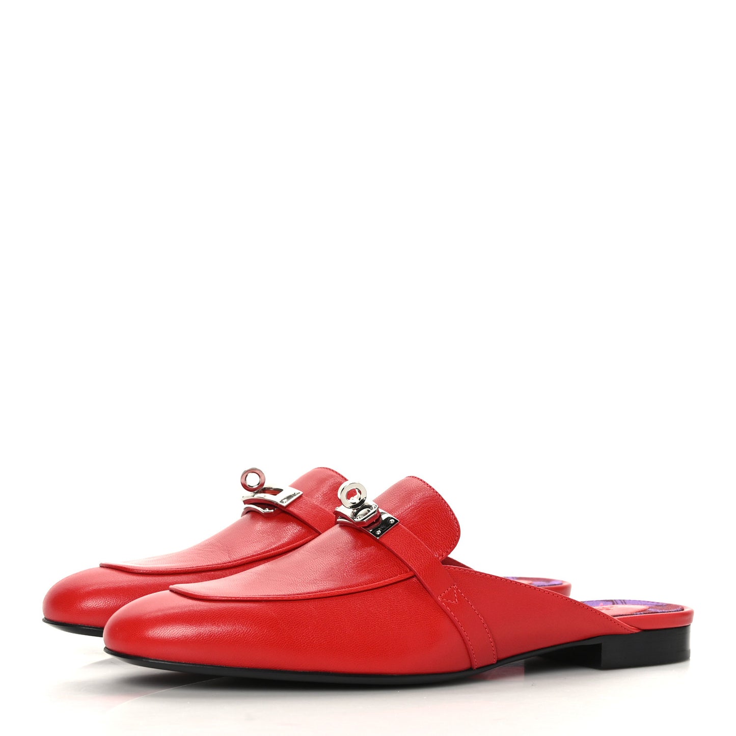 Goatskin Oz Mules 41 Rouge A Levre