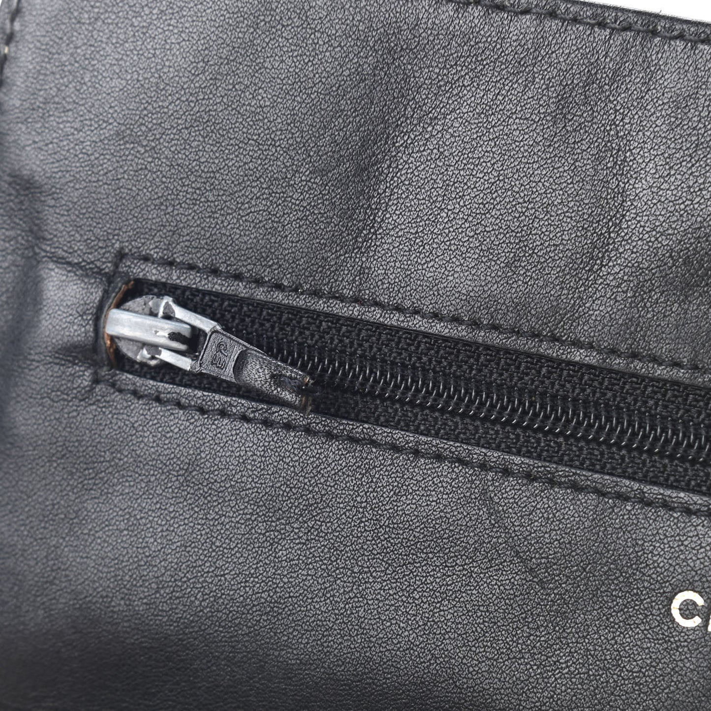 Aged Calfskin Quilted Reissue Wallet On Chain WOC Black