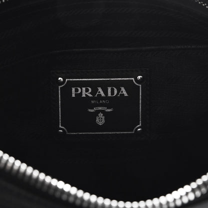 Prada Tessuto Nylon Soft Calf Tote Nero Black 7 of 9