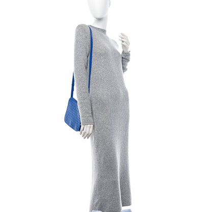 Bottega Veneta Nappa Intrecciato Messenger Bag Blue 2 of 8