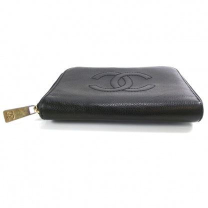 Chanel Caviar Zip Around Wallet Black 4 of 11