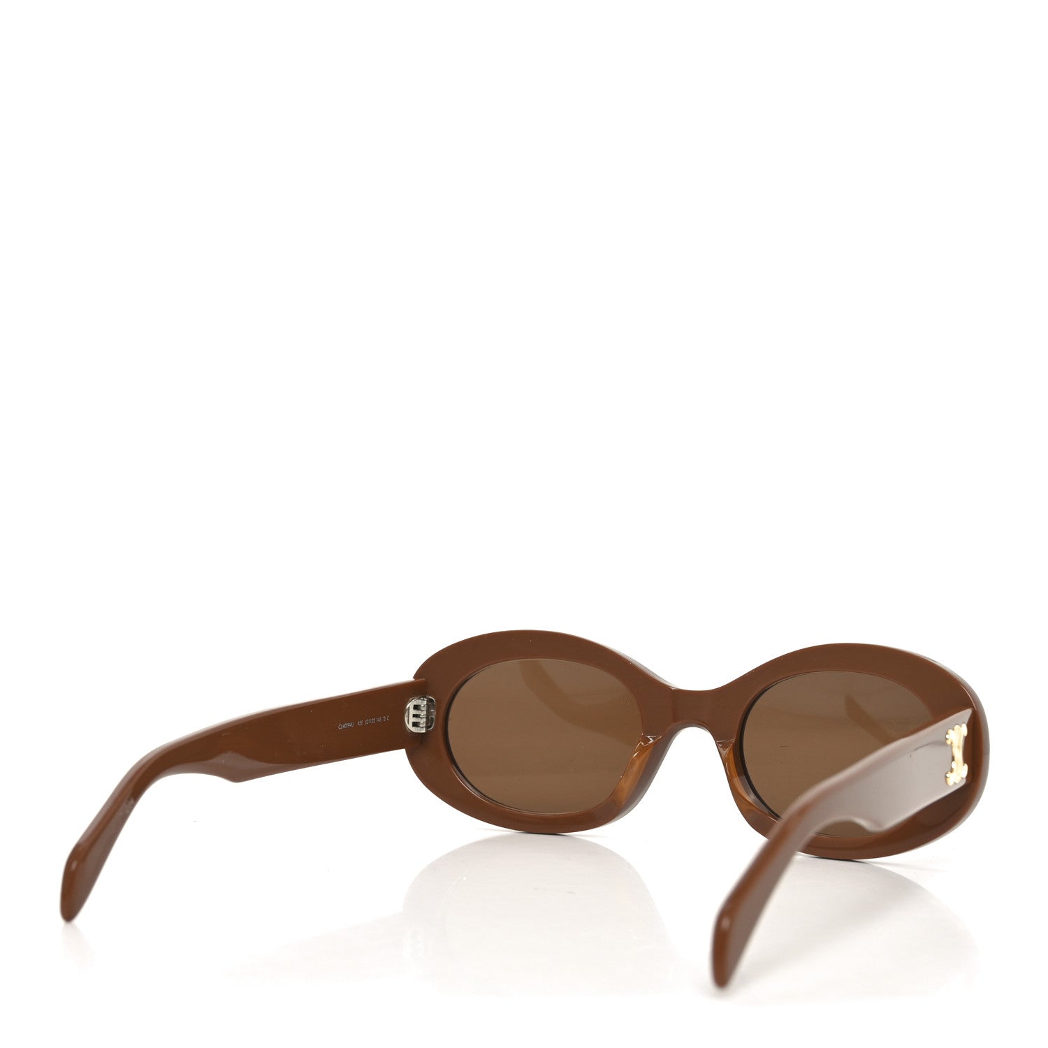 Celine Acetate Triomphe 01 Sunglasses CL40194U Brown 4 of 7