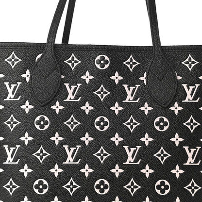 Louis Vuitton Empreinte Spring In The City Neverfull MM Black White Pink 7 of 9