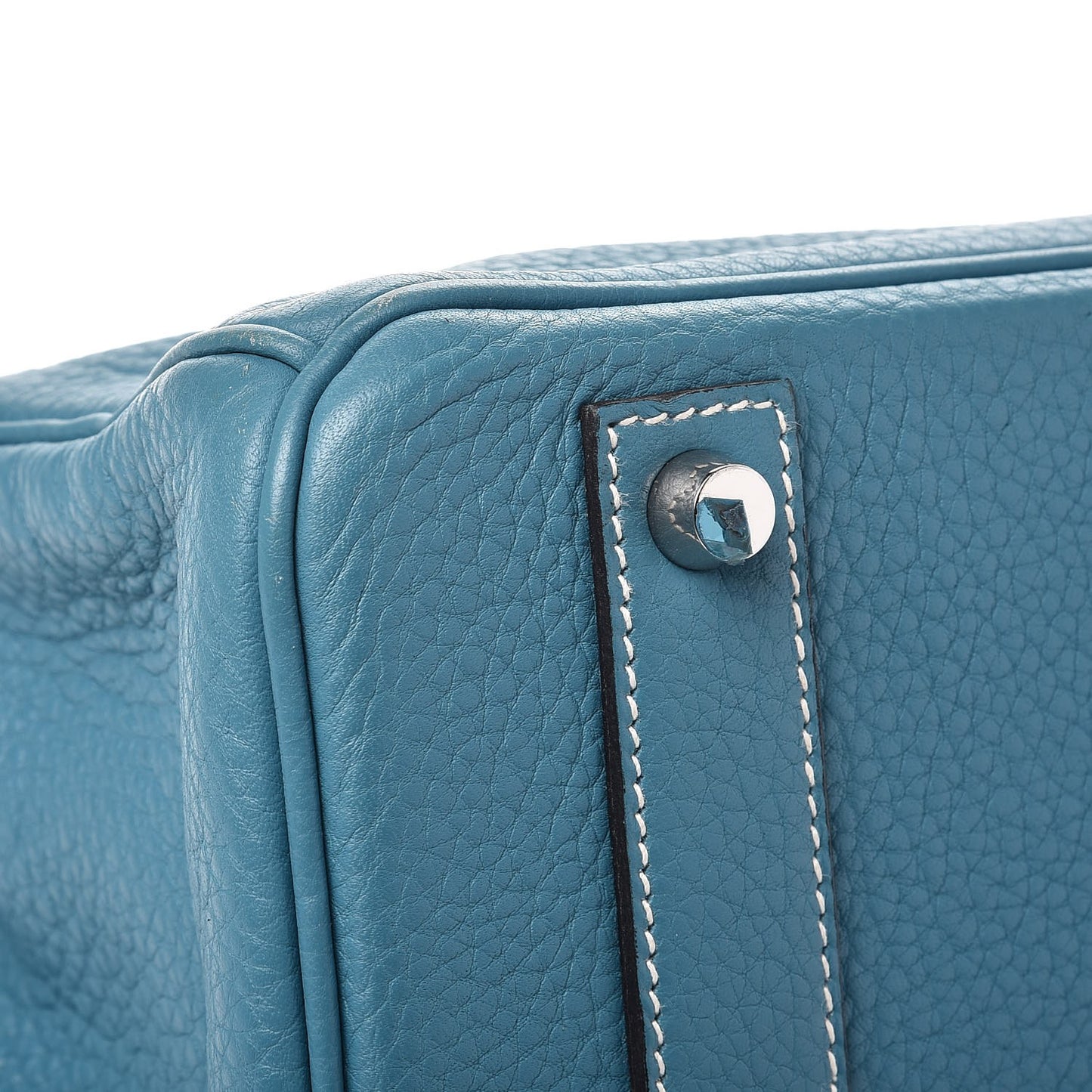 Taurillon Clemence Birkin 40 Blue Jean