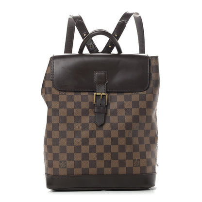Louis Vuitton Damier Ebene Soho Backpack 1 of 9