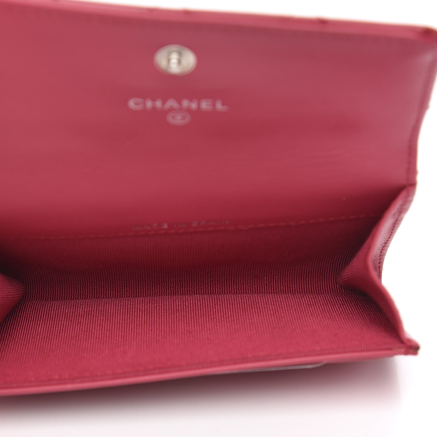 Chanel Patent Quilted Reissue Flap Card Holder Pink 5 of 11