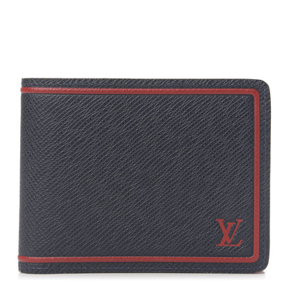 Louis Vuitton Taiga Multiple Wallet Bleu Marine 1 of 8