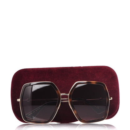 Gucci Square Frame GG0106S Sunglasses Tortoise 10 of 10