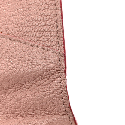 Miu Miu Goatskin Madras Love Envelope Wallet Black Orchidea 8 of 11
