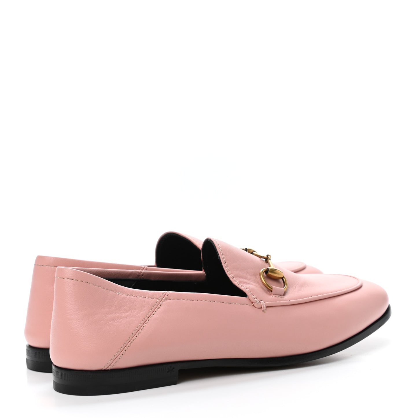 Lambskin Womens Brixton Horsebit Loafers 35.5 Perfect Pink