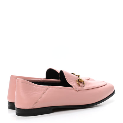 Gucci Lambskin Womens Brixton Horsebit Loafers 35.5 Perfect Pink 3 of 5