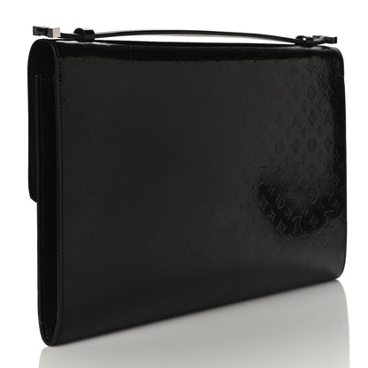 Louis Vuitton Monogram Glace Anouchka Pochette GM Black 3 of 16