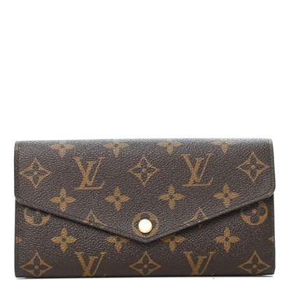 Louis Vuitton Monogram Sarah Wallet NM 1 of 7