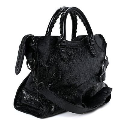 Balenciaga Agneau Arena Classic Hardware Medium Le City Black 3 of 10
