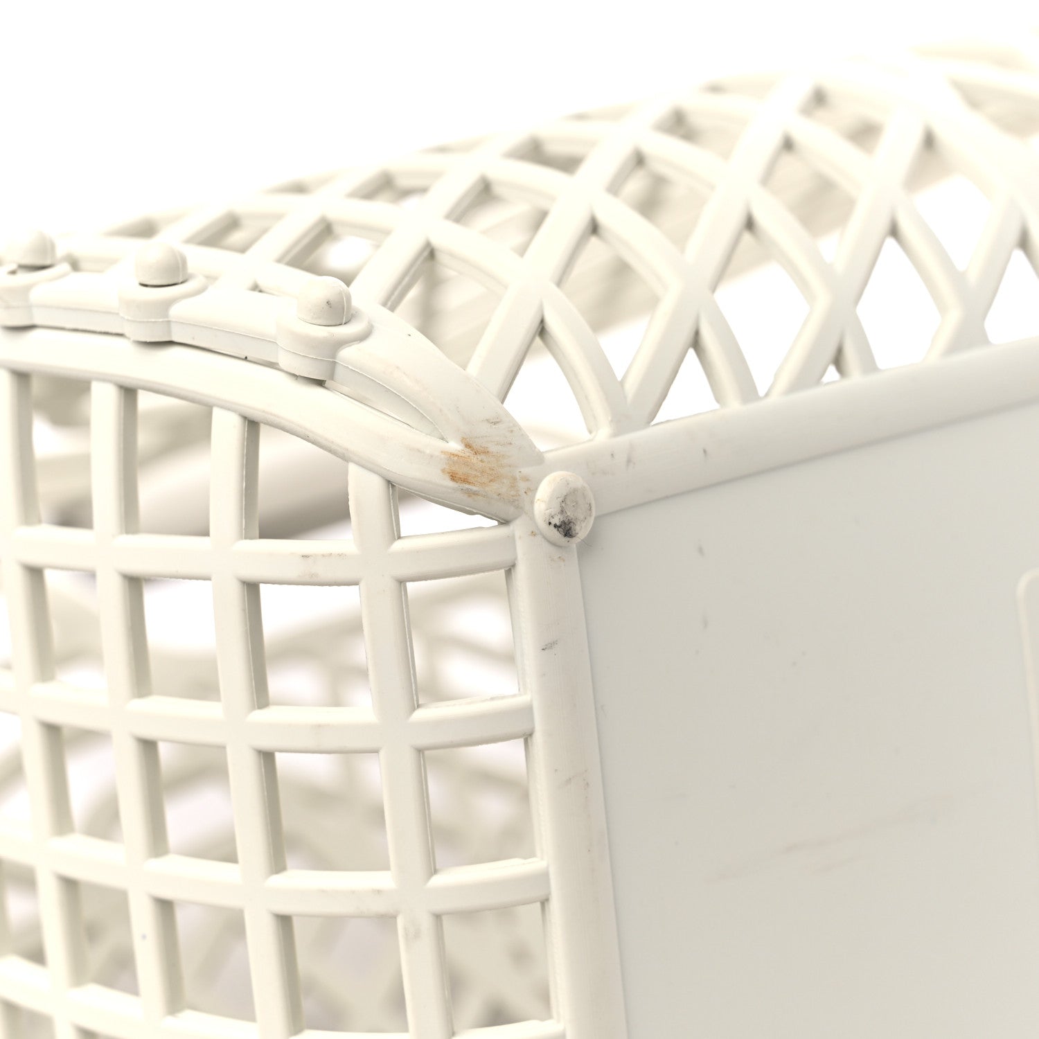 Fendi Recycled Plastic Vitello Liberty Matte Medium Fendi Basket White Ice 9 of 12