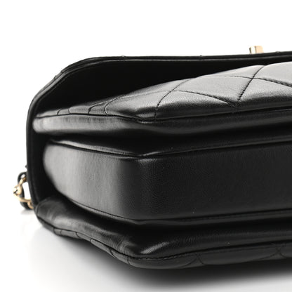 Chanel Lambskin Quilted Small Trendy CC Dual Handle Flap Bag Black 8 of 10