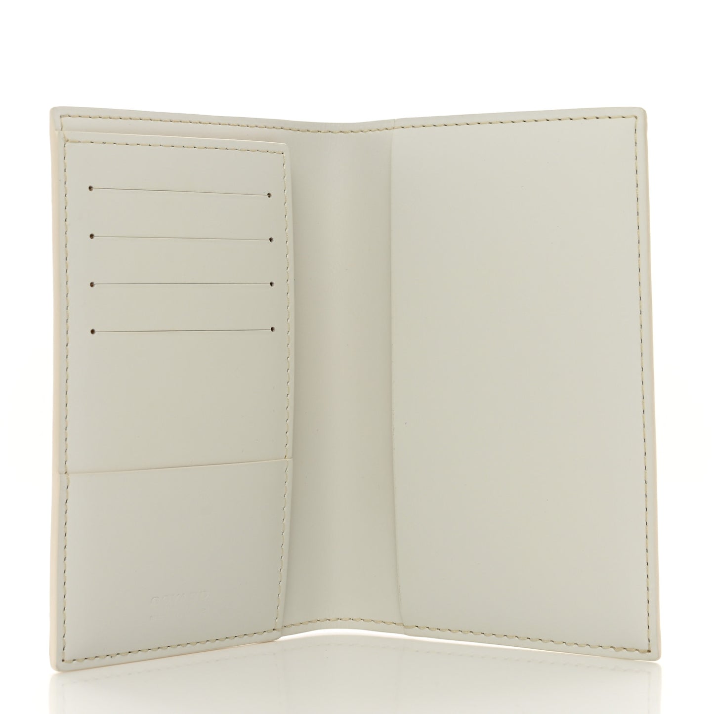 Goyardine Passport Wallet White
