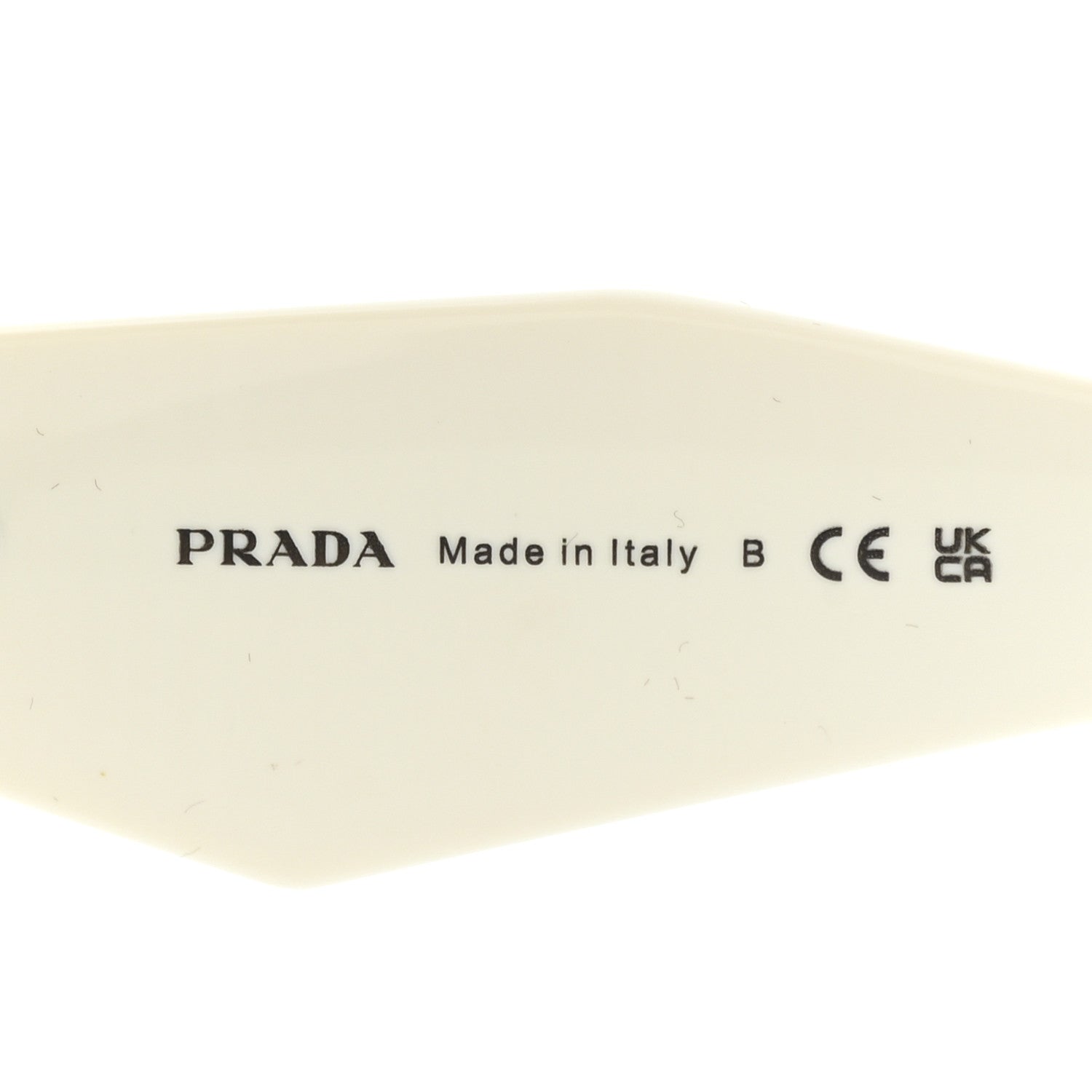 Prada Acetate Symbole Sunglasses SPR 07Y-F White White 5 of 9