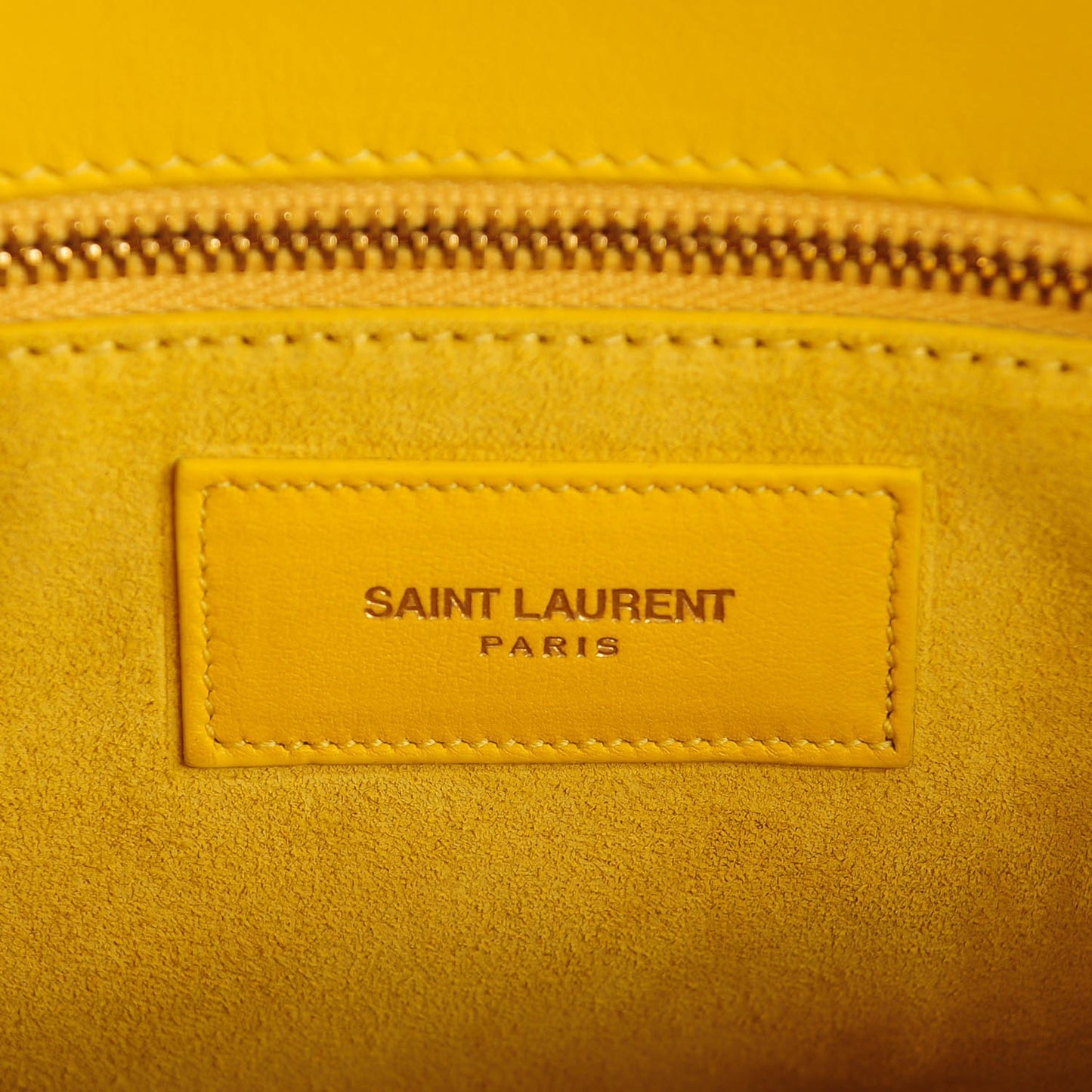 Calfskin Small Sac De Jour Bag Yellow