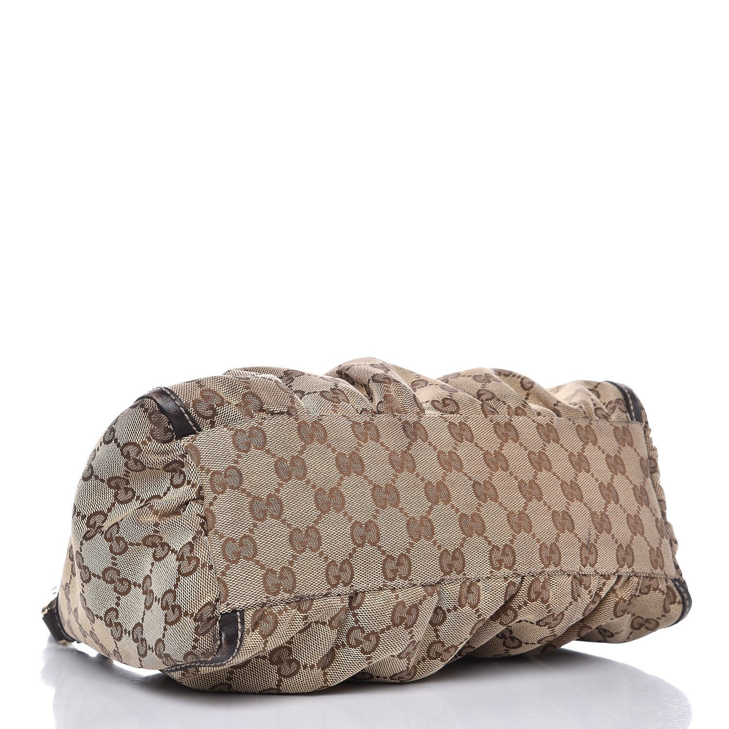 Gucci Monogram Medium D Gold Hobo Dark Brown 4 of 13