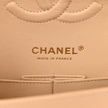Chanel Caviar Quilted Medium Double Flap Beige 6 of 11
