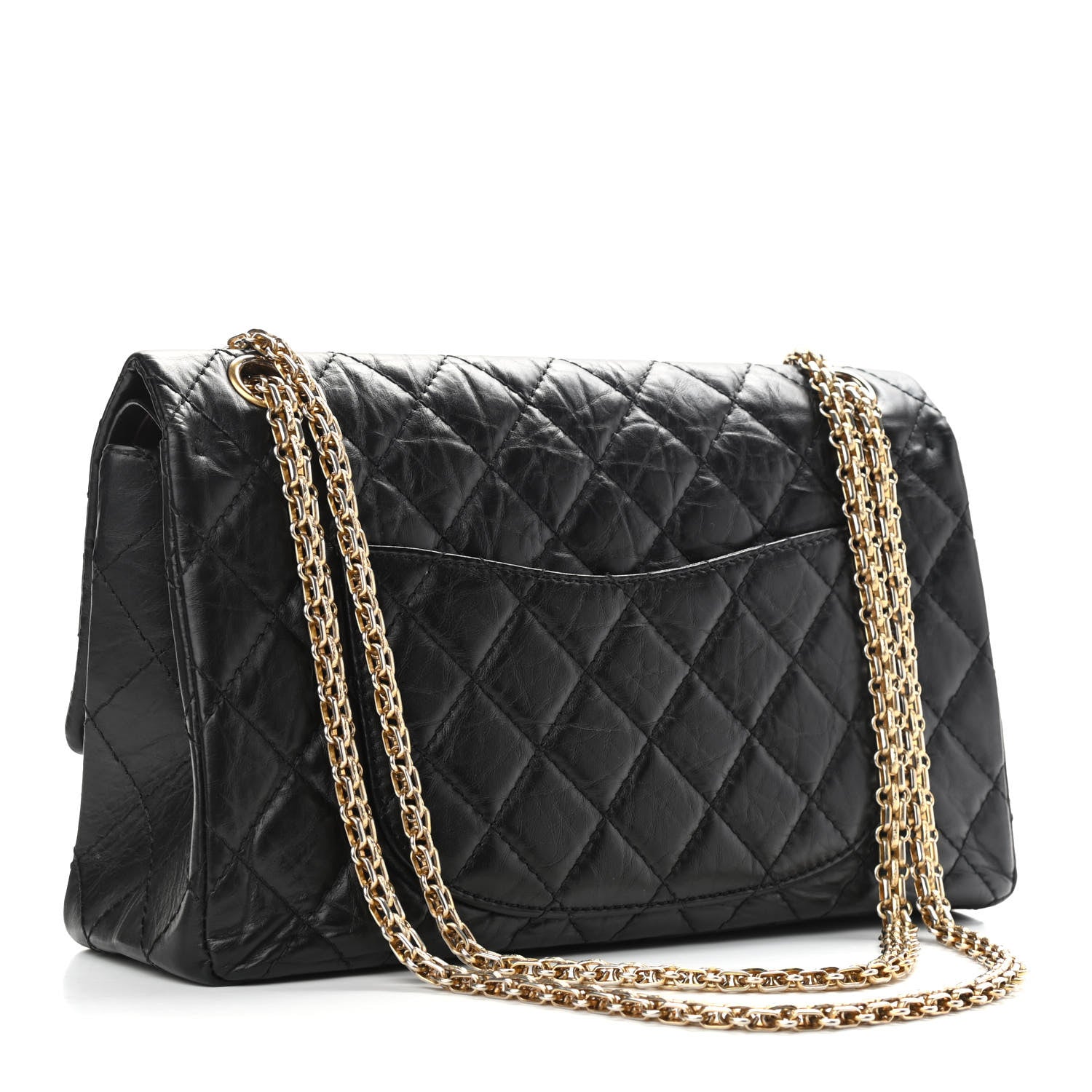 Chanel Aged Calfskin Quilted 2.55 Reissue 226 Flap Black 2 of 10