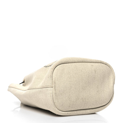 Prada Canvas Saffiano Bucket Wristlet Naturale Black 3 of 11