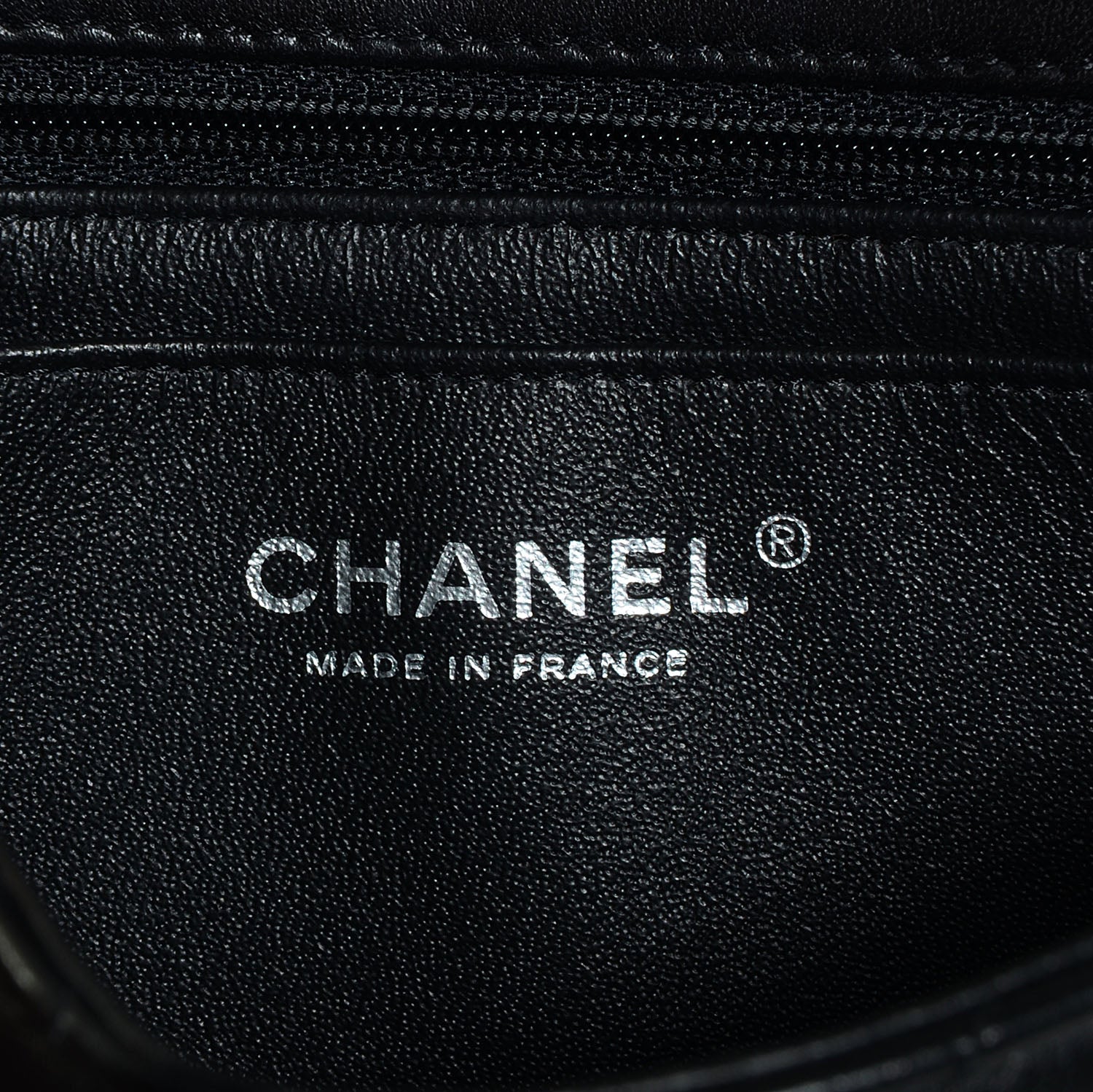 Chanel Lambskin Chevron Quilted Mini Rectangular Flap So Black 7 of 9