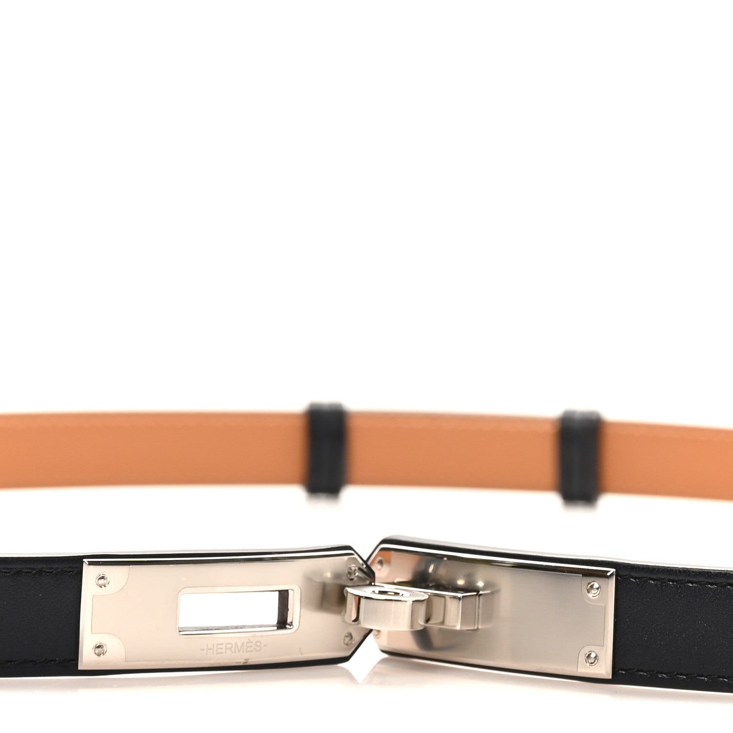 Hermes Hunter Calfskin Kelly Belt Bleu Indigo 3 of 5