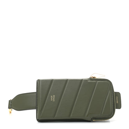 Fendi Vitello Grace Matte Cell Pocket Bag Strap Equatore 1 of 4