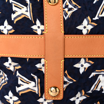 Louis Vuitton Nylon Monogram Cruise Bulles GM Navy 14 of 18