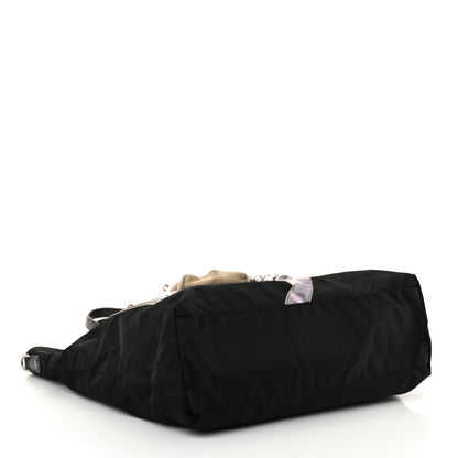 Prada Tessuto Nylon Robot Tote Black 4 of 11