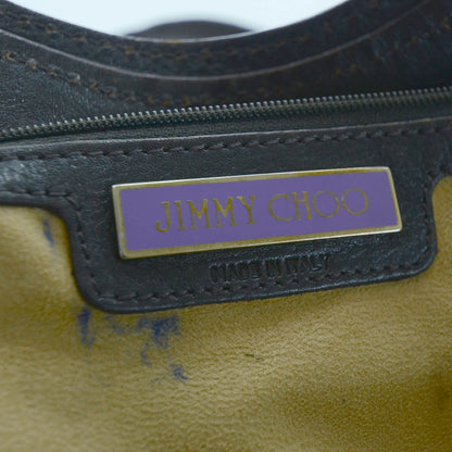 Jimmy Choo Leather Suede Marcia Coffee Brown 9 of 11