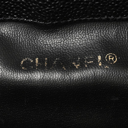 Chanel Caviar Triple CC Backpack Black 7 of 13