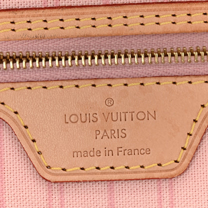 Louis Vuitton Damier Azur Neo Neverfull MM Rose Ballerine 7 of 10