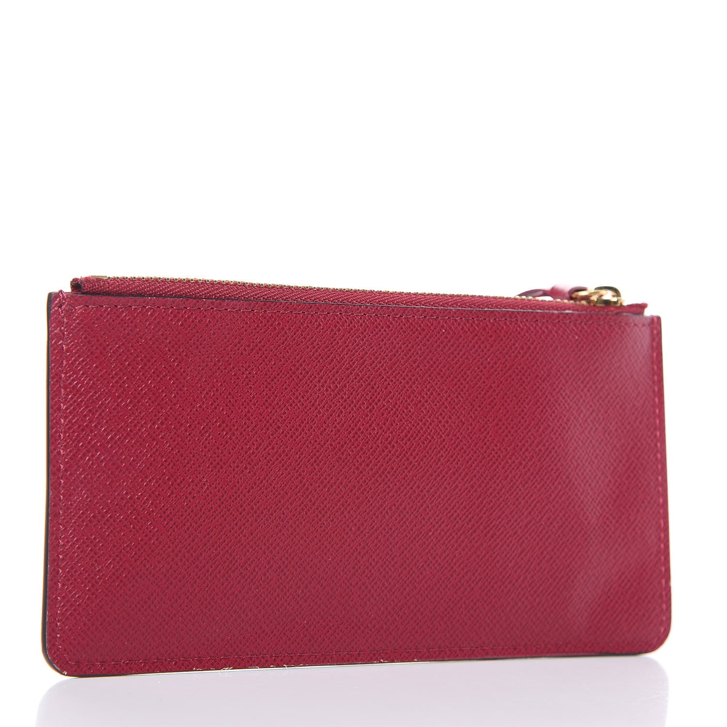 Louis Vuitton Calfskin Jeanne Wallet Zippered Insert Fuchsia 3 of 7