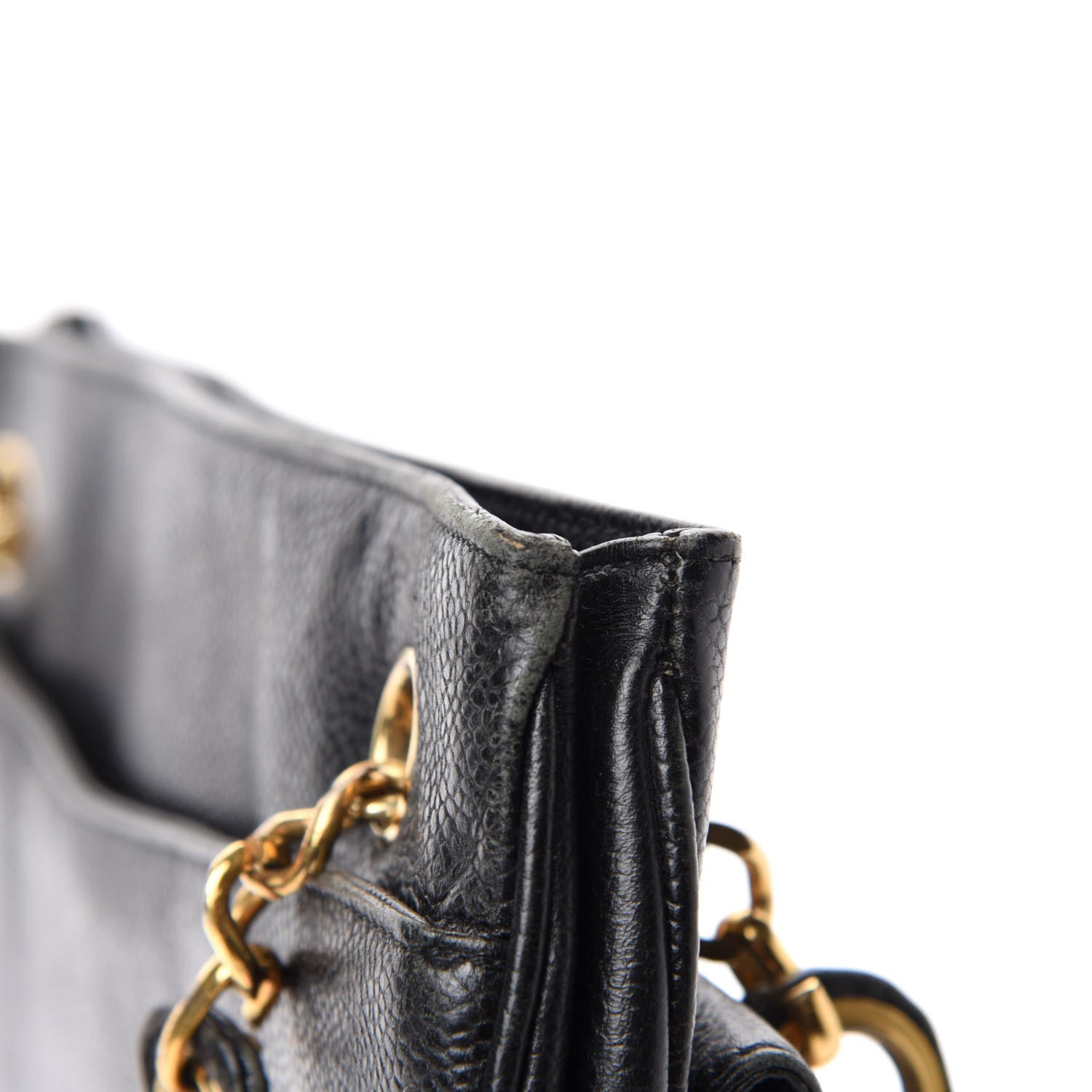 Chanel Caviar Flap Shoulder Bag Black 15 of 17