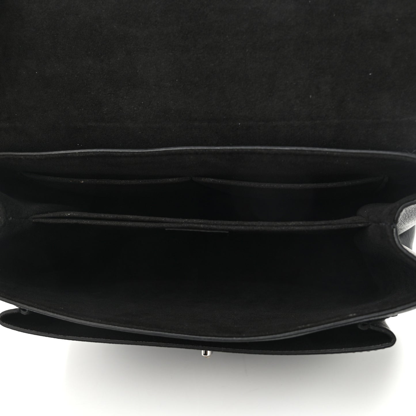 Soft Calfskin My Lockme Top Handle Black