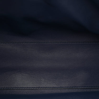 The Row Polished Saddle Calfskin Alexia Bag Marine 6 of 13