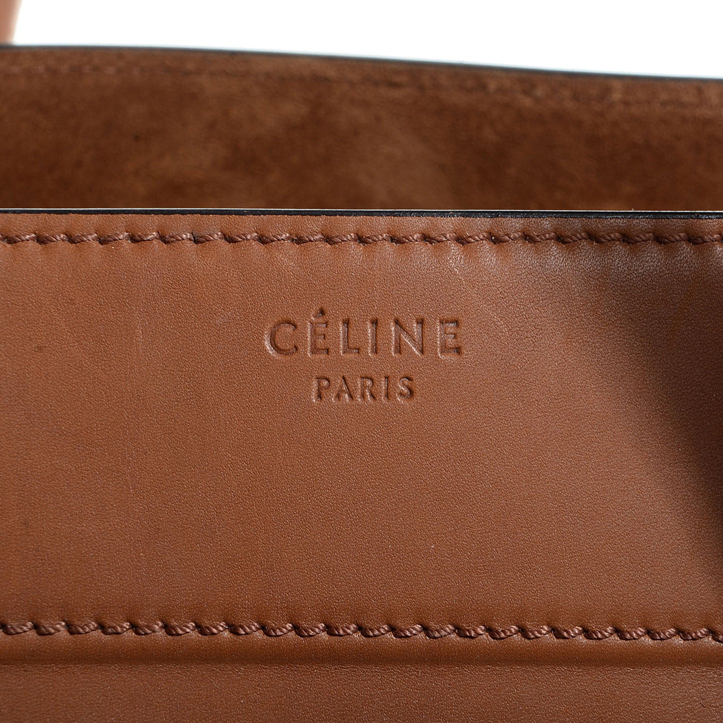 Natural Calfskin Large Phantom Luggage Tan