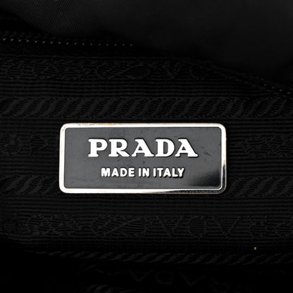Prada Tessuto Nylon Saffiano Vela Messenger Bag Black 6 of 11