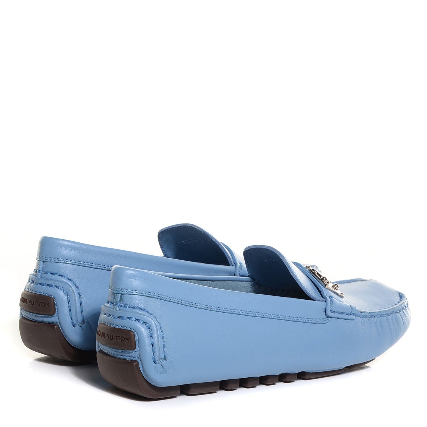 Calfskin Lombok Mocassin Loafers 36.5 Blue