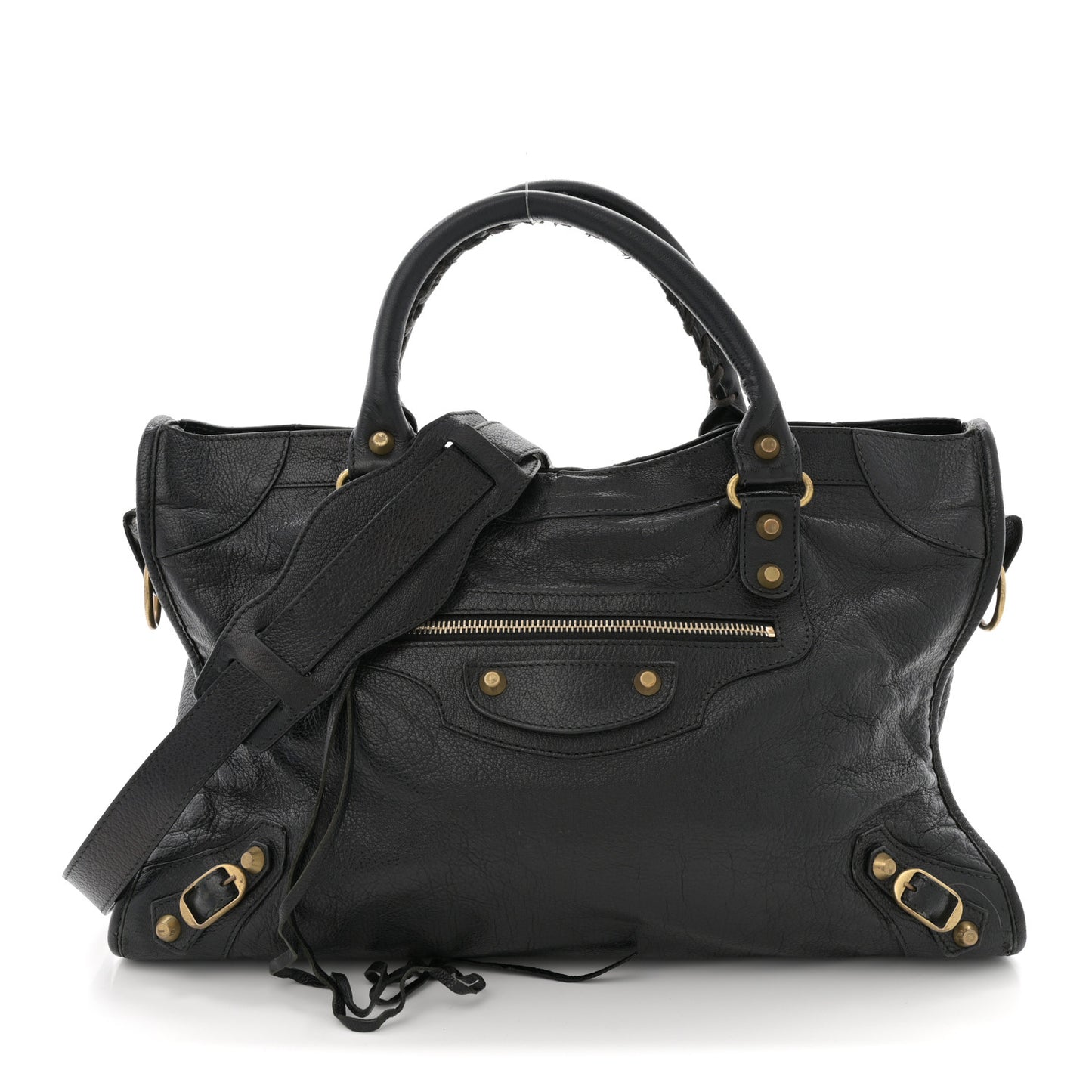 Agneau Classic Gold Hardware City Black
