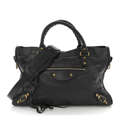 Balenciaga Agneau Classic Gold Hardware City Black 1 of 20