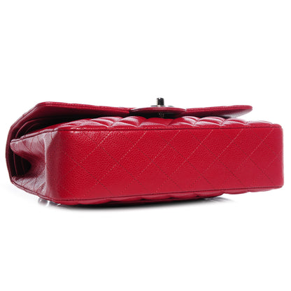 Chanel Caviar Medium Double Flap Red 4 of 10