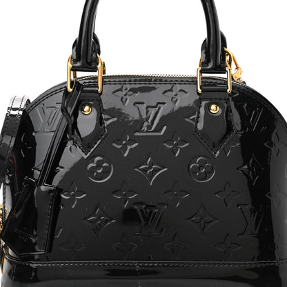 Louis Vuitton Vernis Alma BB Noir Magnetique 10 of 15